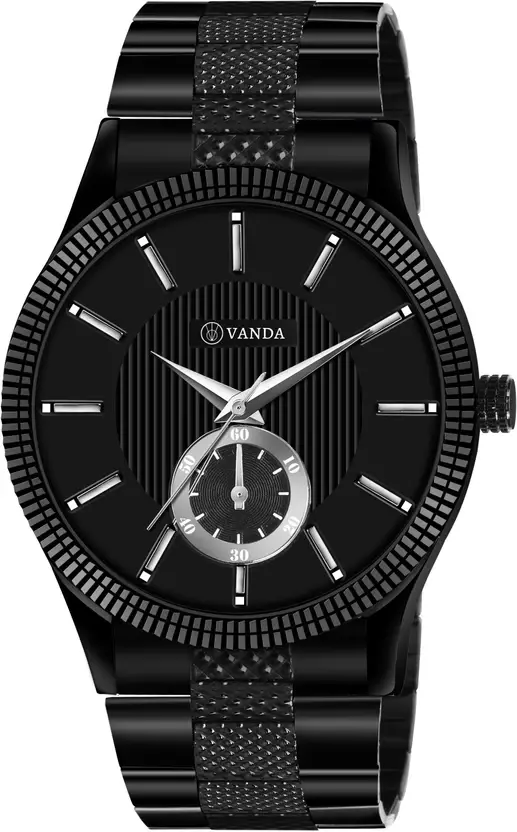 Vanda 503 Bold Black Series Analog Watch For Men — Vanda Lifestyle — watches