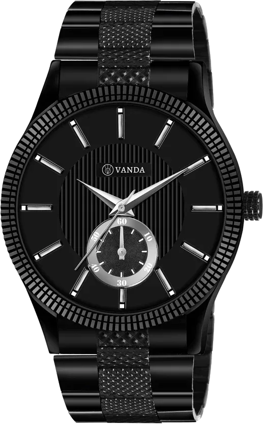 Vanda 503 Bold Black Series Analog Watch For Men — Vanda Lifestyle — watches