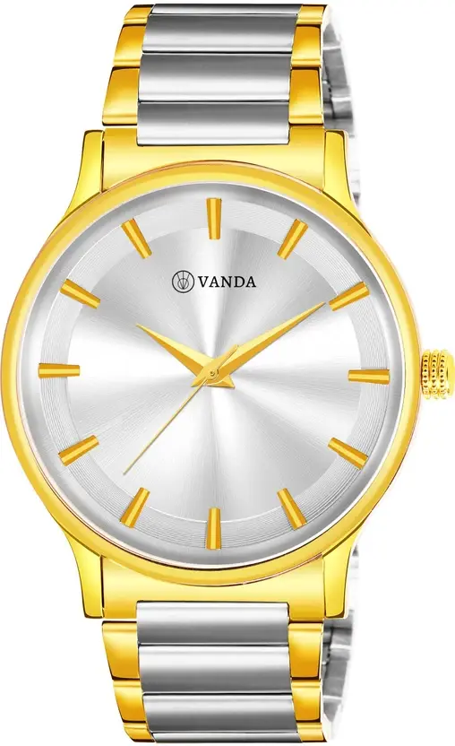 Vanda 507 Stunning Silver Glorious Gold Series Analog Watch For Men — Vanda Lifestyle — watches