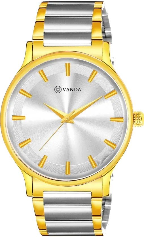 Vanda 507 Stunning Silver Glorious Gold Series Analog Watch For Men — Vanda Lifestyle — watches