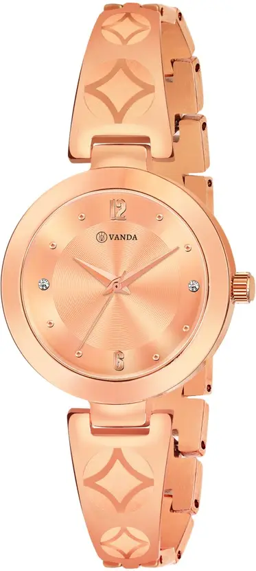 Vanda 554 Rose Gold Series Analog Watch For Women — Vanda Lifestyle — watches