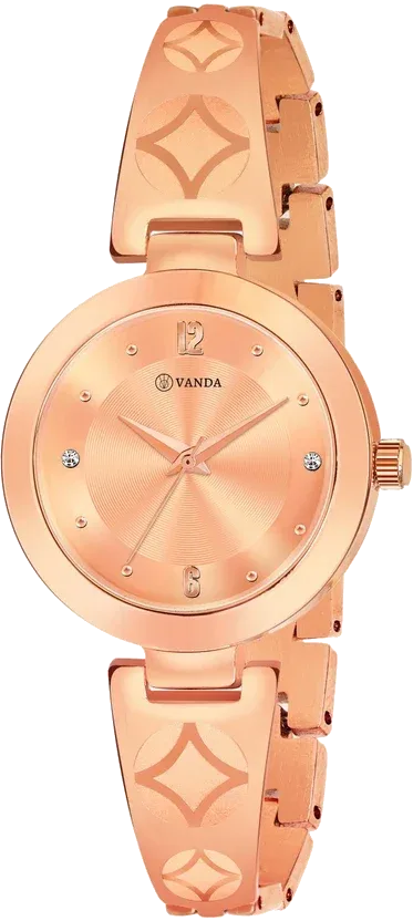 Vanda 554 Rose Gold Series Analog Watch For Women — Vanda Lifestyle — watches