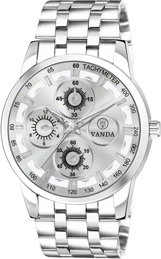 Vanda 134 Stunning Silver Series Analog Watch For Men — Vanda Lifestyle — watches