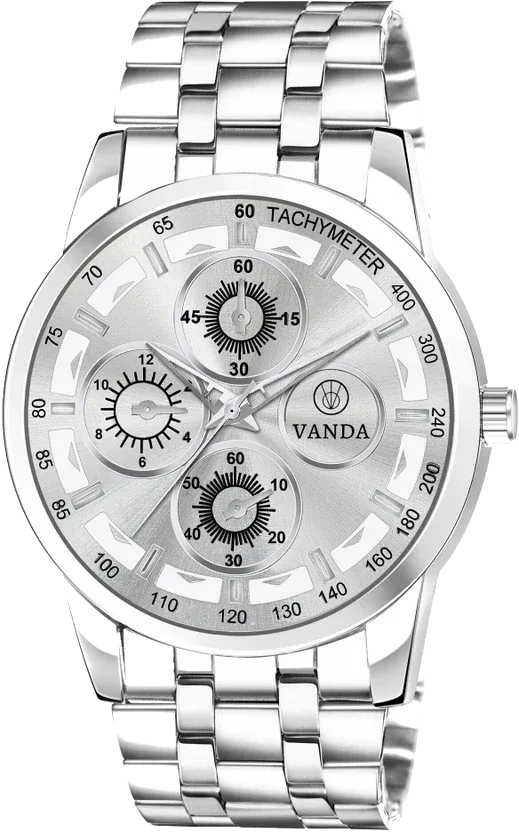Vanda 134 Stunning Silver Series Analog Watch For Men — Vanda Lifestyle — watches