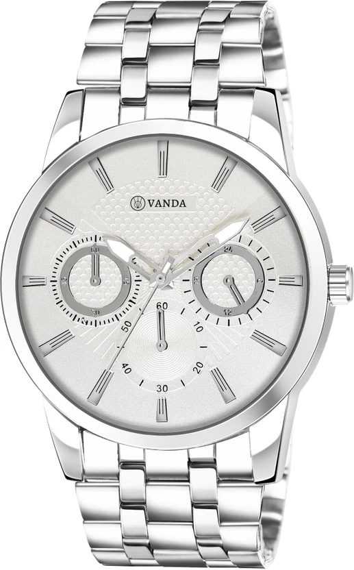 Vanda 137 Stunning Silver Series Analog Watch For Men — Vanda watch — Vanda Lifestyle — watches