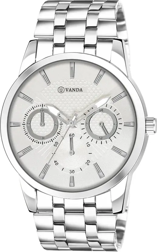 Vanda 137 Stunning Silver Series Analog Watch For Men — Vanda Lifestyle — watches