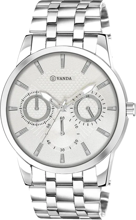 Vanda 137 Stunning Silver Series Analog Watch For Men — Vanda Lifestyle — watches