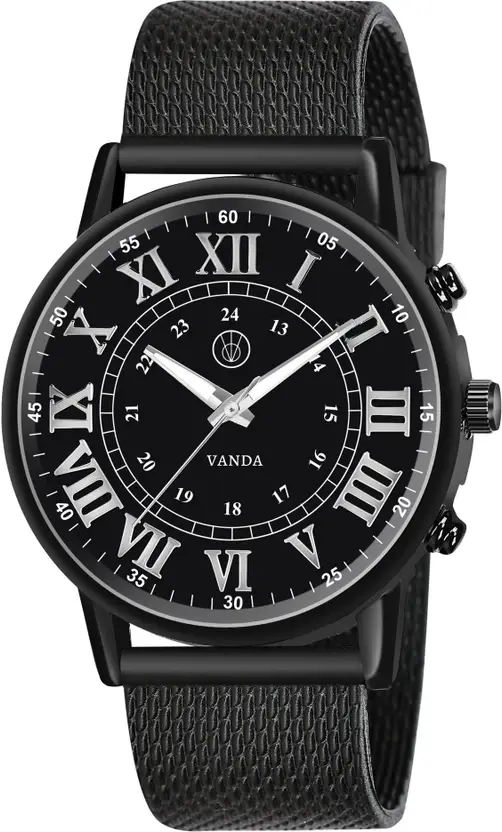 Vanda 139 Bold Black Series Analog Watch For Men — Vanda Lifestyle — watches