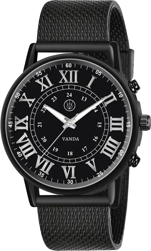 Vanda 139 Bold Black Series Analog Watch For Men — Vanda Lifestyle — watches