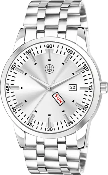 Vanda 141 Day Date Stunning Silver Series Analog Watch For Men — Vanda Lifestyle
