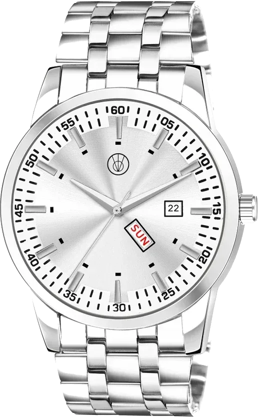 Vanda 141 Day Date Stunning Silver Series Analog Watch For Men — Vanda Lifestyle — watches
