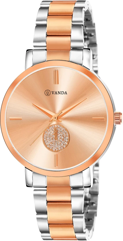 Vanda 551 Stunning Silver Rose Gold Series Analog Watch For Women — Vanda watch — Vanda Lifestyle — watches